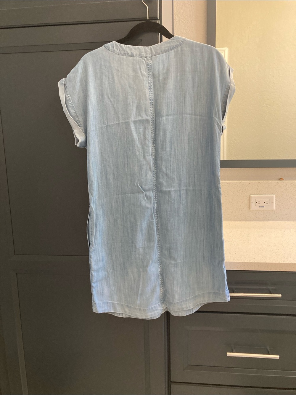 NWT Vineyard Vines Light Blue Denim Tunic Dress - Picture 3 of 7